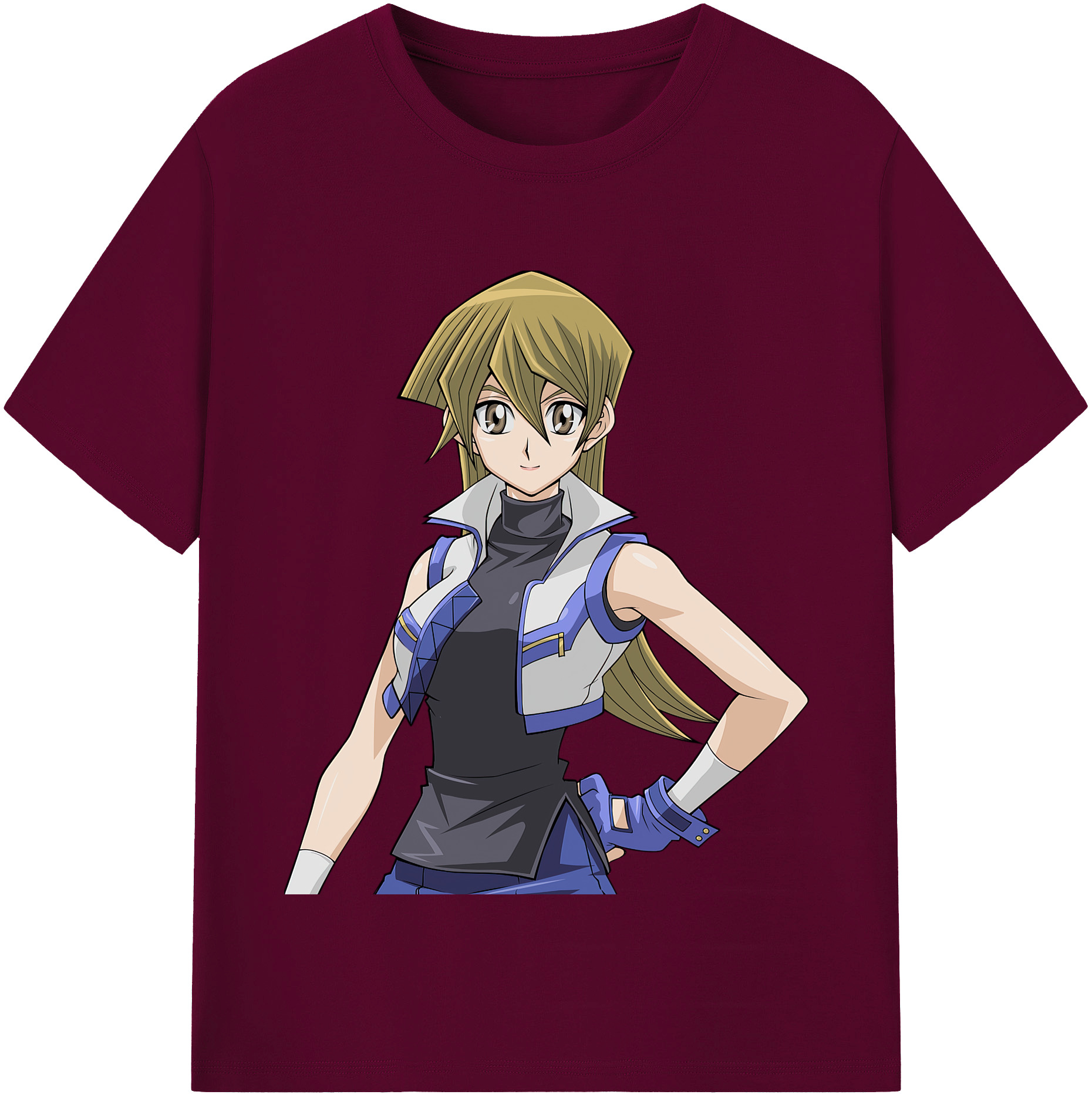 （画像用） 遊☆戯☆王 Yu-Gi-Oh! レディースカジュアルプリントTシャツ（綿100％）